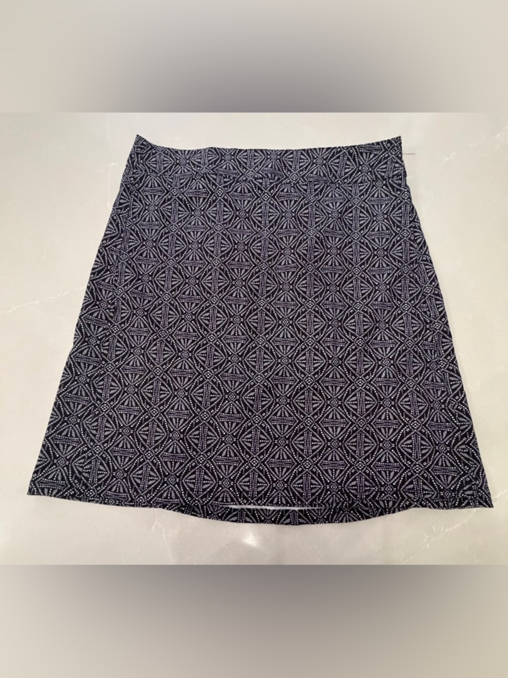 NWT Ripskirt Hawaii Black & White Geo A-Line Wrap Adjustable Skirt, S
